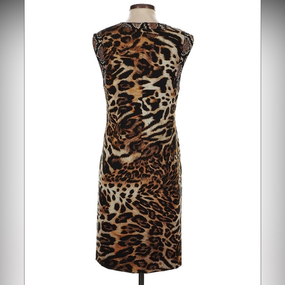 Boutique Moschino Animal Print Mini Dress Size US 10 - Picture 6 of 13